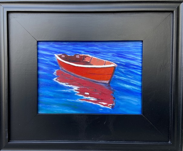 Click to view detail for Red Solo 5x7 $250